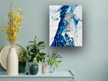 Load image into Gallery viewer, Insitu view of Changing tide painting shown against a pale green wall.