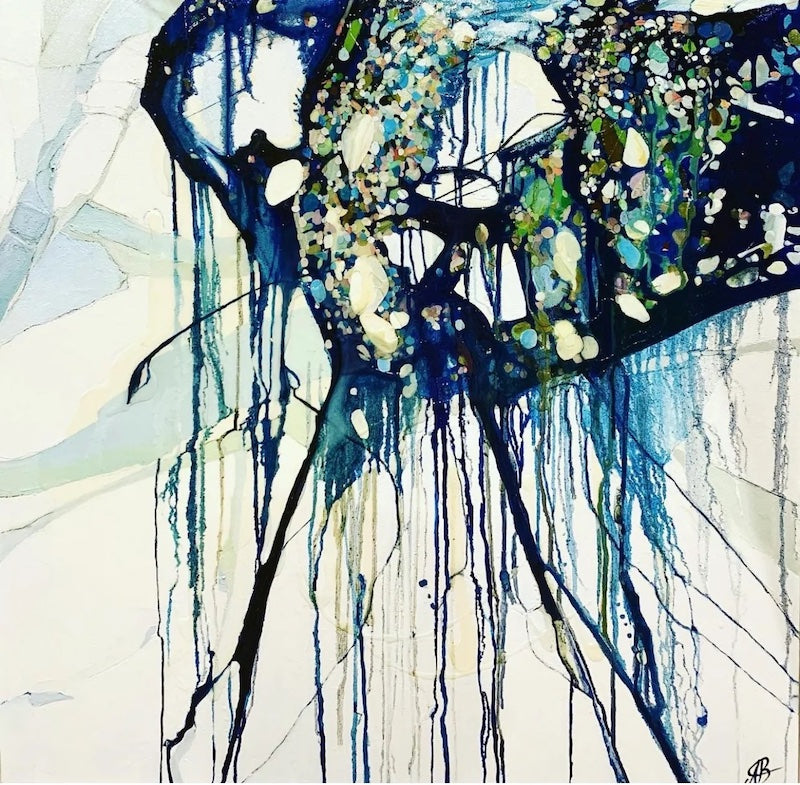 Oceans Cluster, Oil on Linen